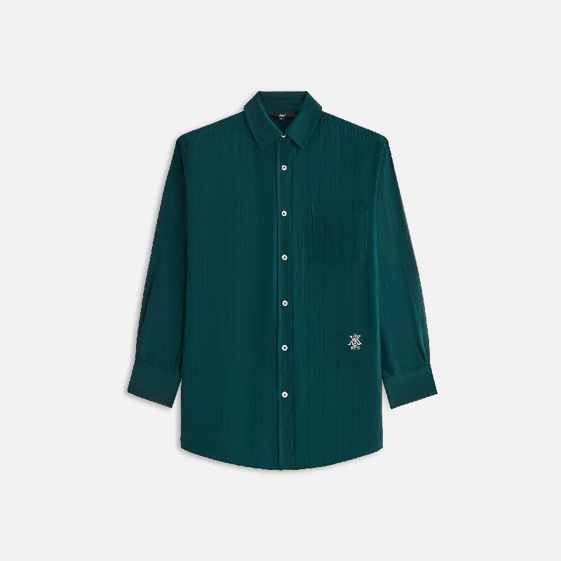 Women's Formal Clothes Kith Women Ora II Dobby Shirt - Stadium