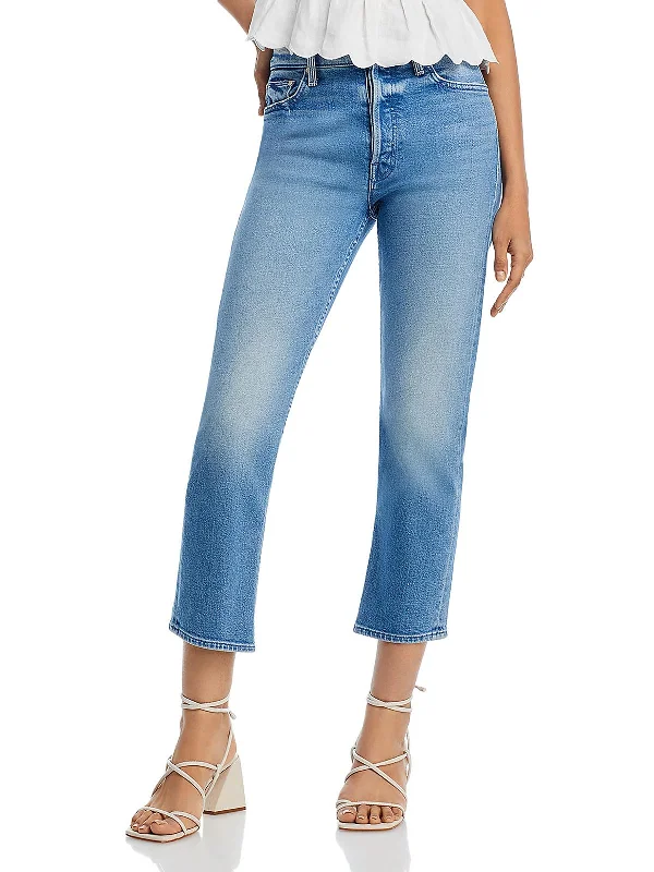 Sustainable Fashion Clothing For Women Tomcat Womens Faded Denim Straight Leg Jeans