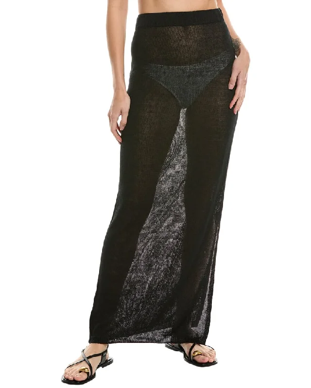 Women's Versatile Apparel Solid & Striped x Sofia Richie Grainge The Freda Linen-Blend Maxi Skirt