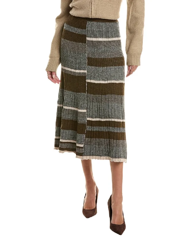 Women's Formal Apparel Avantlook womens  Ribbed Midi Skit, s