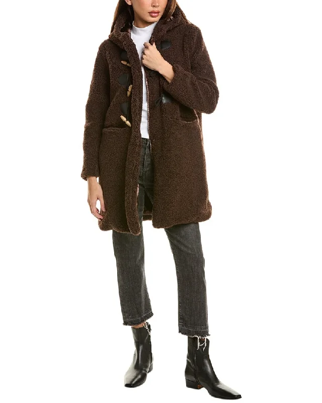 Women's Seasonal Clothing Urban Republic Teddy Fleece Toggle Coat