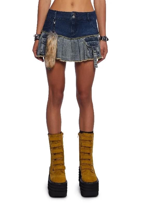 Women's Cozy Outfit For Lounging Untamed Rebel Mini Skirt