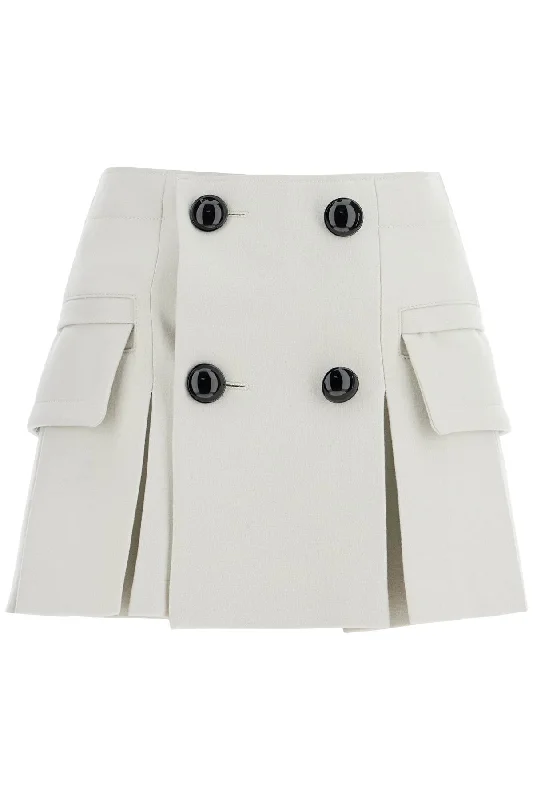 Women's Clothing Sacai Women's 'Mini Skirt With Built-In