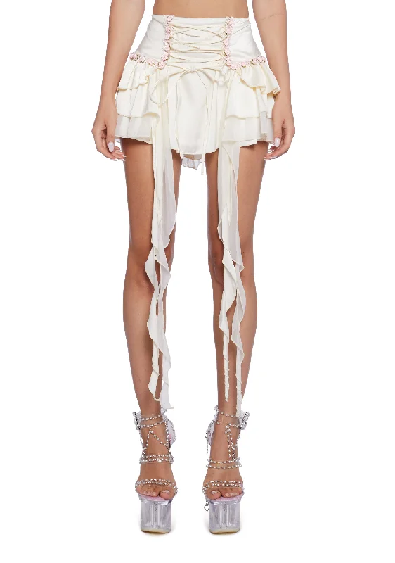 Women's Evening Clothes Fae Charms Mini Skirt