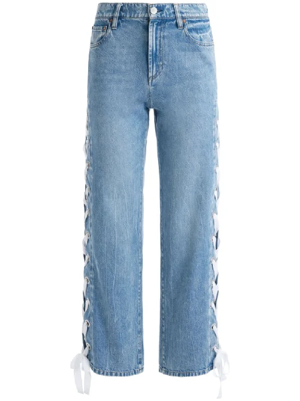 Women's Occasion Wear Clothing Alice + Olivia Women's Jeans blue