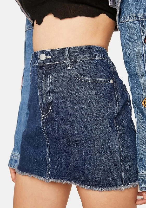 Tailored Clothing For Women Can't Compare Denim Mini Skirt