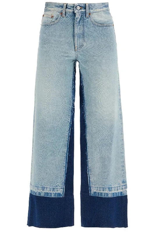 Women's Clothing For Casual Outings Mm6 Maison Margiela Women's Fla Color-Block Jeans