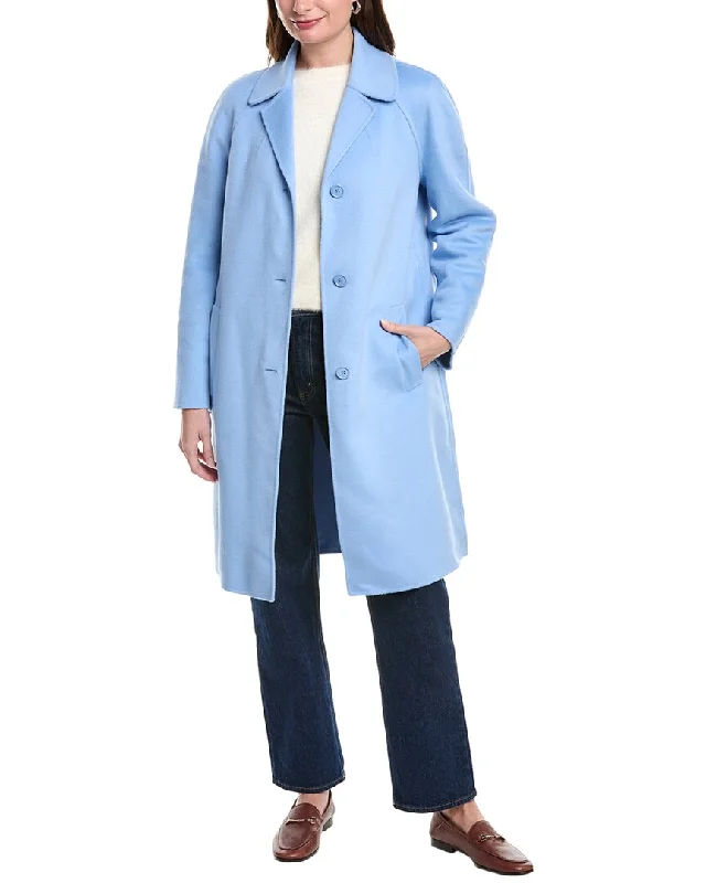Women's Comfortable Clothes For Weekends Michael Kors Collection Cashmere & Angora-Blend Balmacaan Women's Comfortable Clothes For Weekends Michael Kors Collection Cashmere & Angora-Blend Balmacaan
