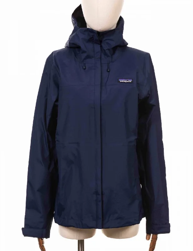 Women's Work Outfit For The Office Women's Torrentshell 3L Rain Jacket In Classic Navy