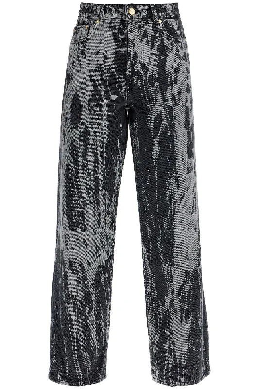 Fashion-Forward Women's Clothing Ganni Women's Tie-Dye Jeans