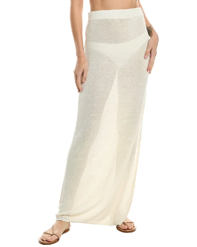 Women's Wedding Apparel Solid & Striped x Sofia Richie Grainge The Freda Linen-Blend Maxi Skirt