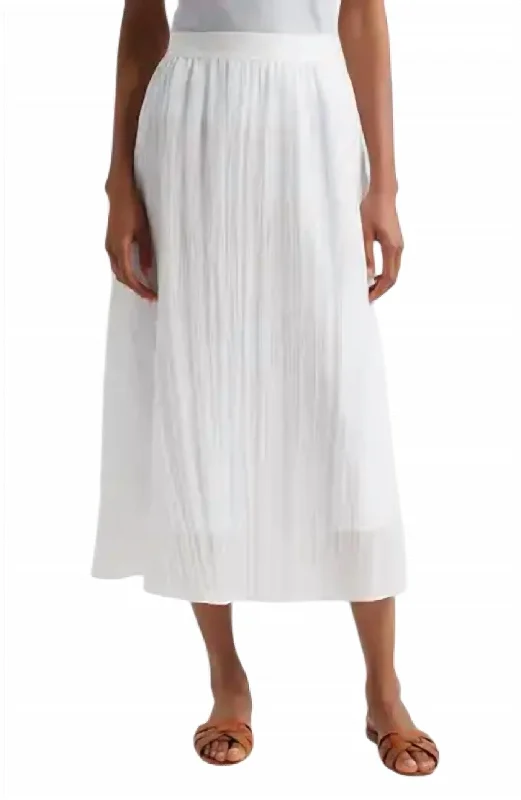 Women's Transitional Garments Winona Skirt In Ivory