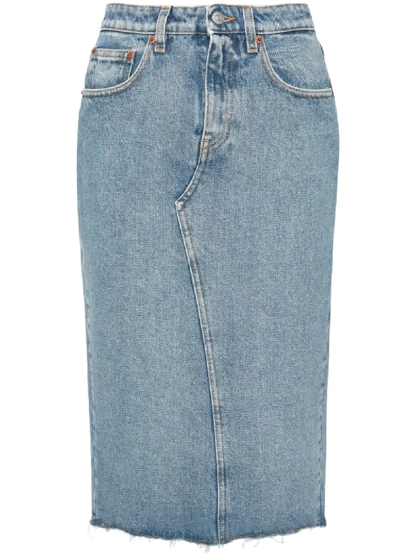 Women's Seasonal Apparel Mm6 Maison Margiela Women's Skirts blue