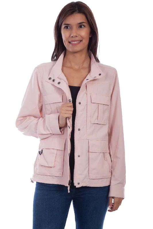 Women's Travel Apparel Scully Womens Rose Nylon Multi-Pocket Jacket