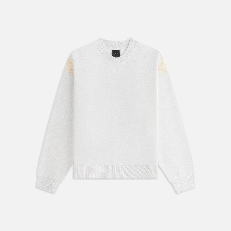 Women's Clothing Sets Kith Women Asher II Crest Crewneck - Light Heather Grey