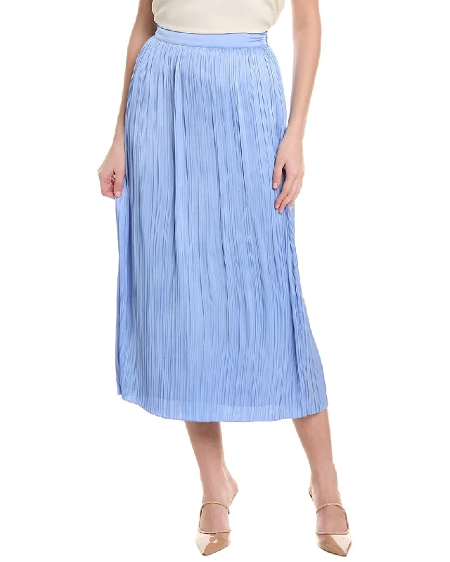 Women's Vacation Outfit Set Hugo Boss Vaplissa Midi Skirt