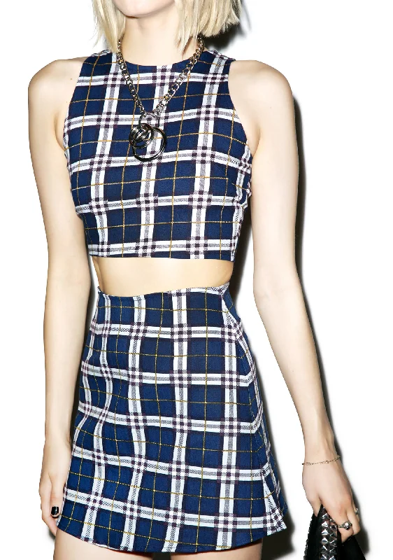 Women's Evening Apparel Plaid Annie A-Line Skirt