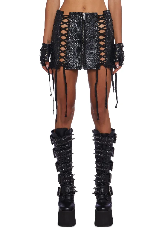 Women's Party Clothes Deadly Dose Snakeskin Skirt