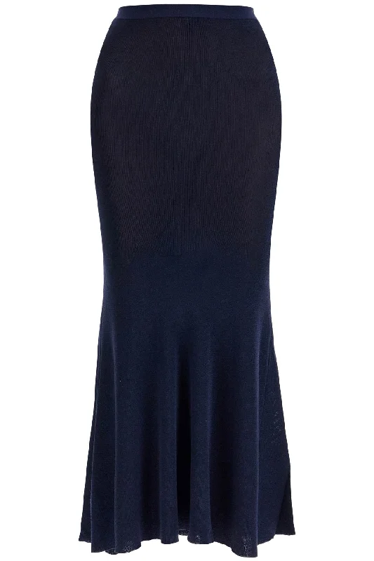 Casual Clothing For Women Self Portrait Women's Long Lurex Knit Skirt