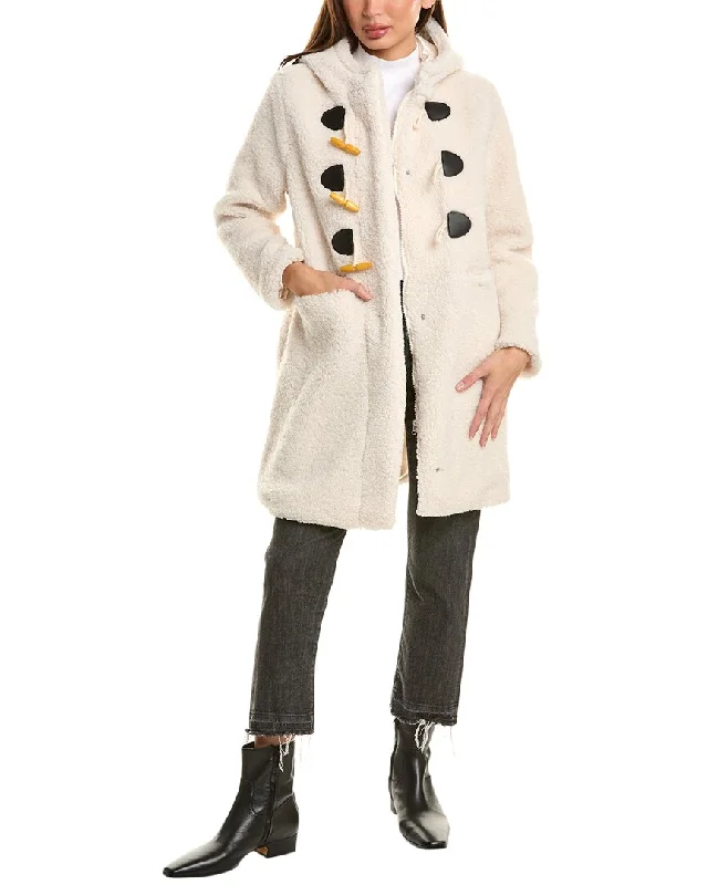 Stylish Outerwear Clothing For Women Urban Republic Teddy Fleece Toggle Coat