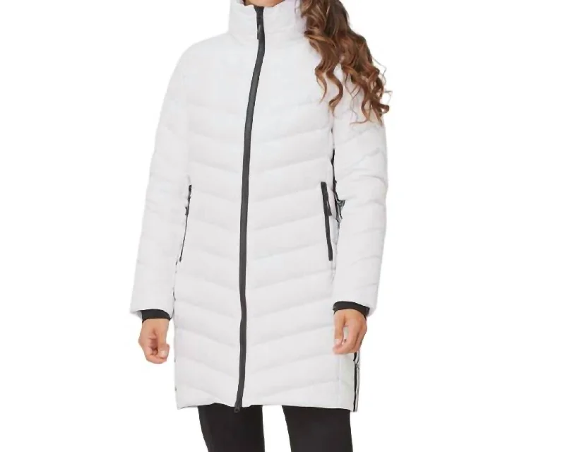 Comfortable Women's Clothes Compass Long Jacket In Snow