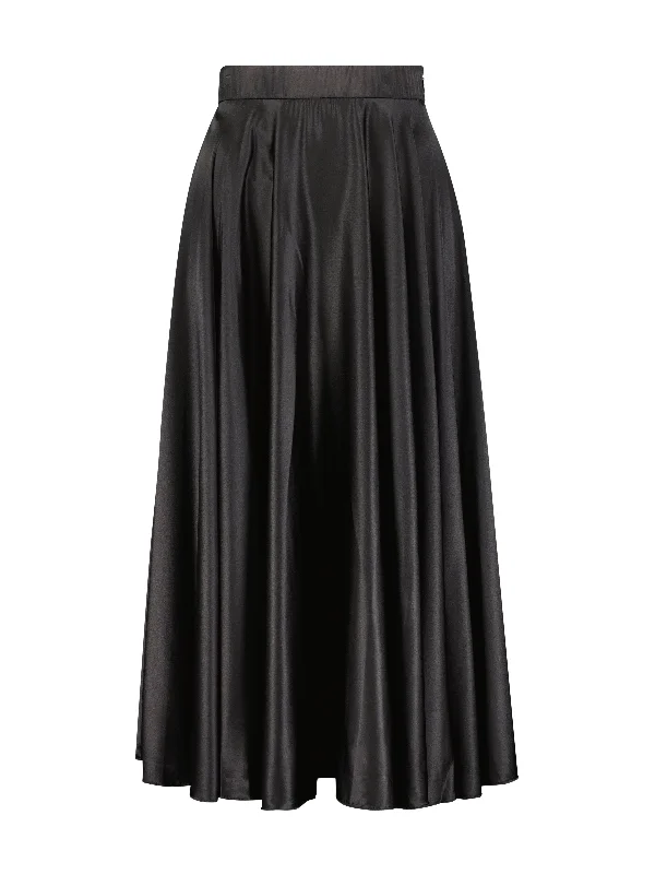 Women's Stylish Outdoor Outfit Saphire 100% Silk Skirt