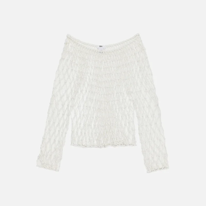 Women's Clothes For The Office Mikoh Maeve Top - Bone