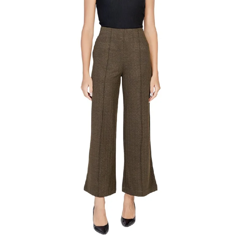 Women's High-Fashion Attire ICHI  Polyester Jeans & Women's Pant