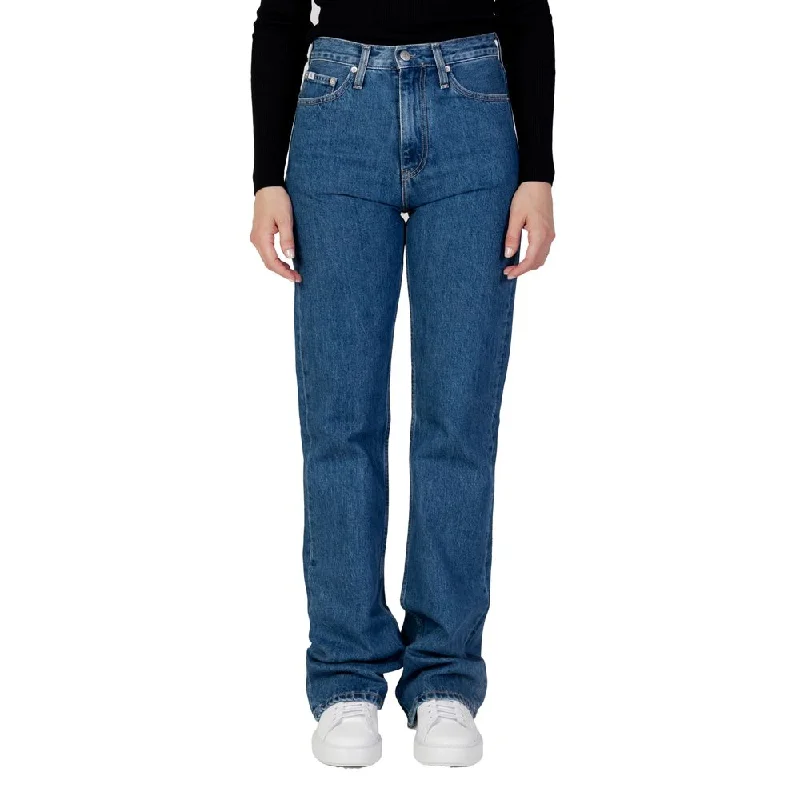 Casual Attire For Women Calvin Klein Jeans  Cotton Jeans & Women's Pant
