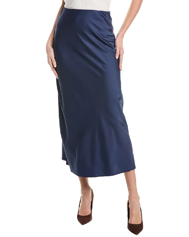 Women's Stylish Casual Garments POINT Maxi Slip Skirt