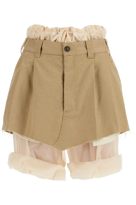 Women's Trendy Casual Clothes Maison Margiela Women's Laye Effect Mini Skirt-P