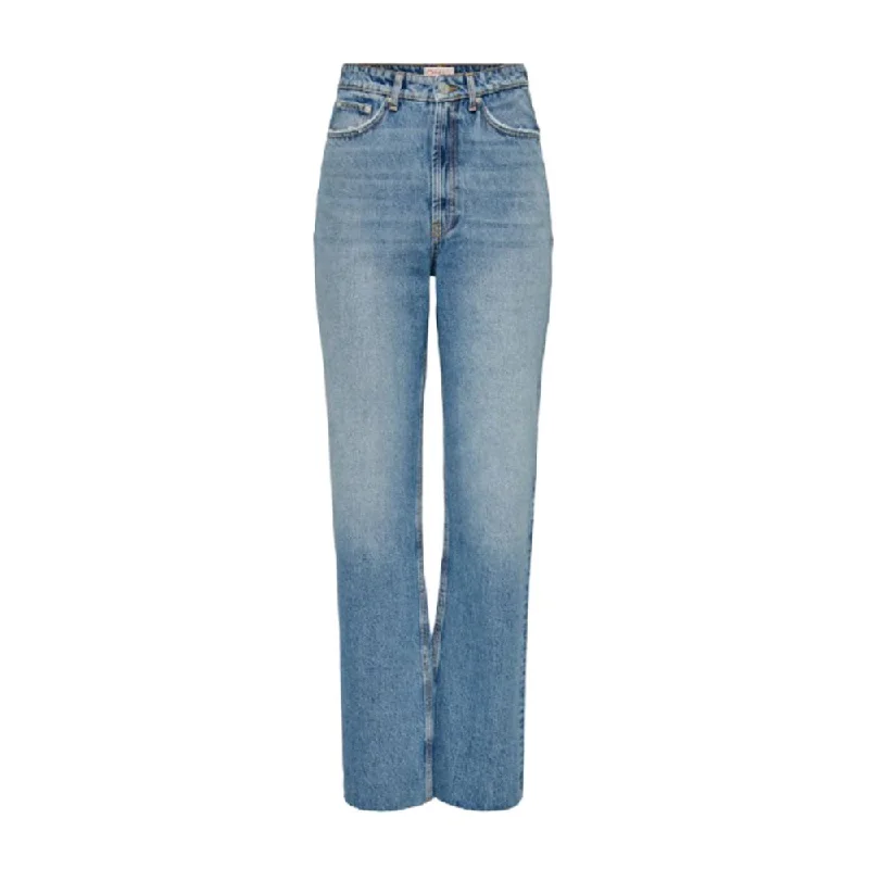 Women's Comfy Loungewear Outfit Only blue Cotton Jeans & Women's Pant