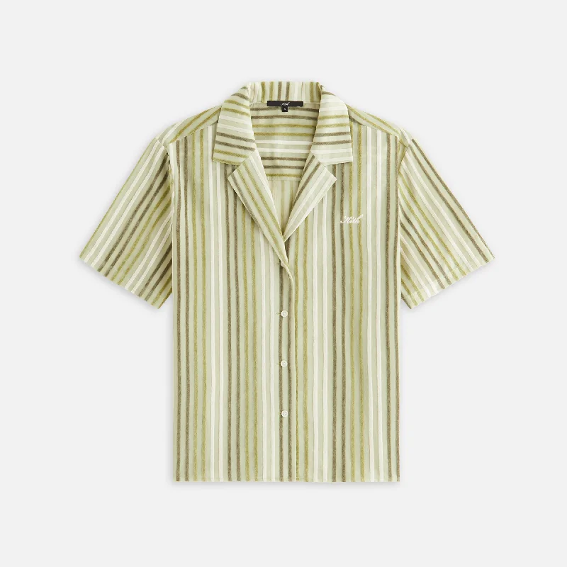 Women's Layered Outfit Kith Women Elena II Chenille Stripe Shirt - Vera