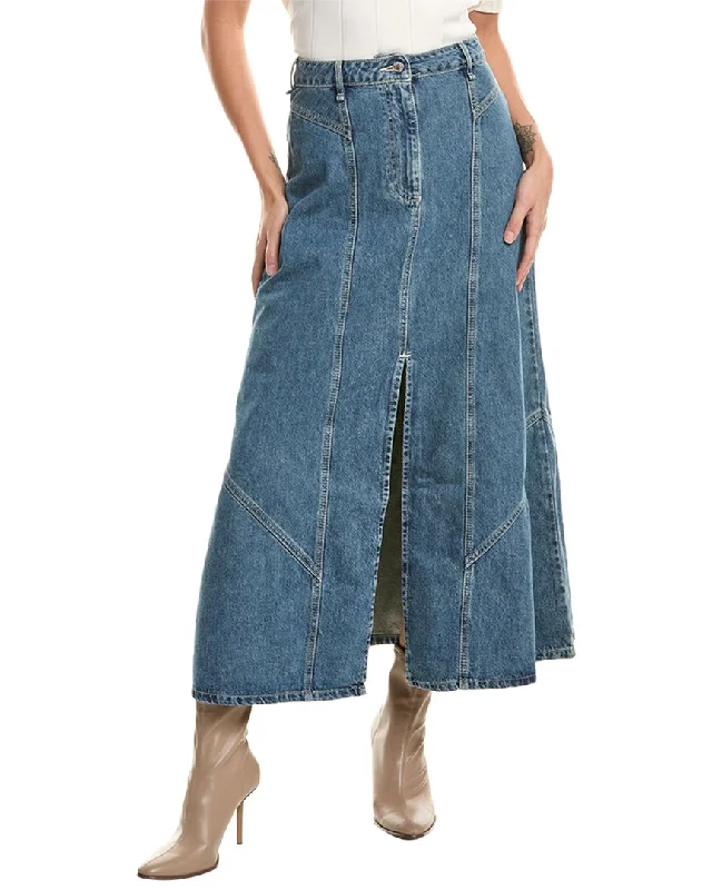 Women's Holiday Attire Merlette Melody Blue Skirt