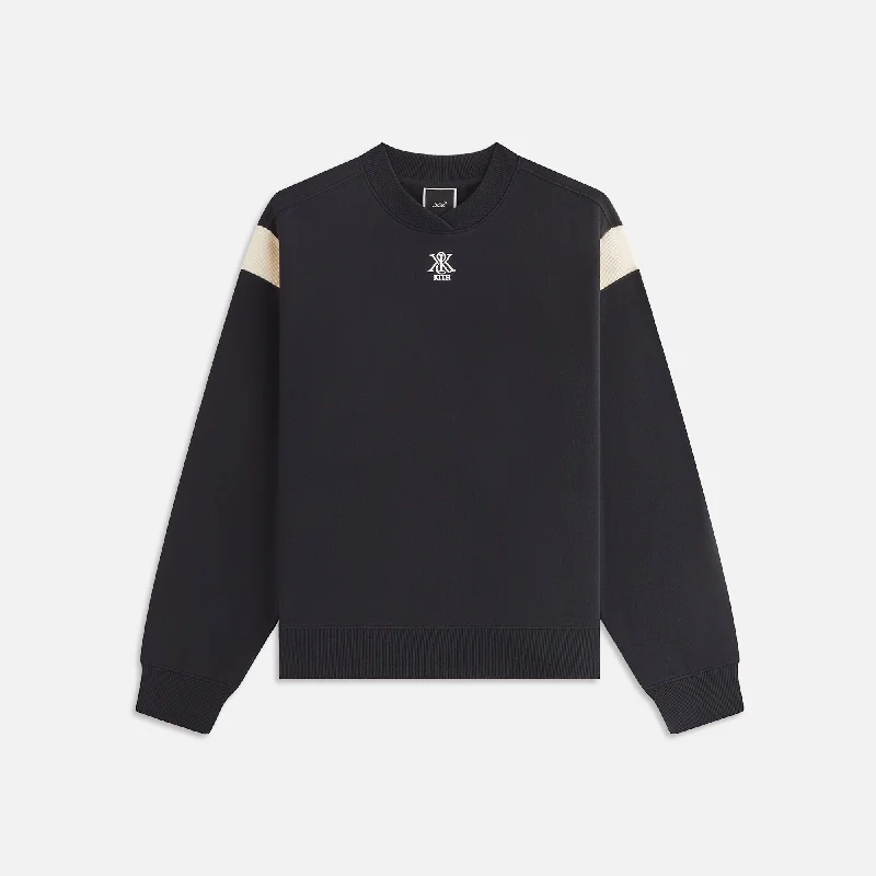 Women's Trendy Clothes Kith Women Asher II Crest Crewneck - Black