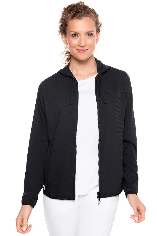 Women's Trendy Clothes Women's Arcadian Packable Sunblock Jacket | Black