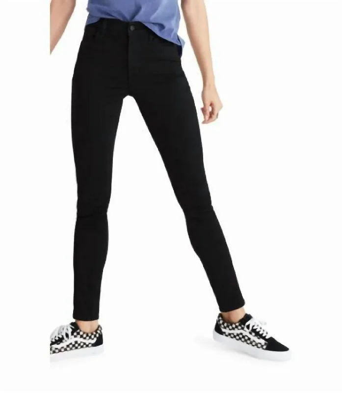 Women's Outerwear Garments Roadtripper Bennett High Rise Denim Skinny Jeans In Black