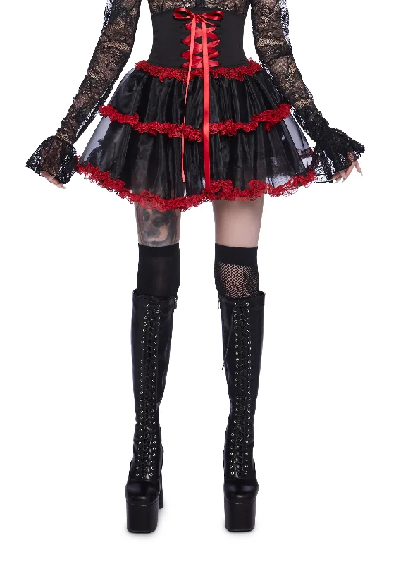 Women's Contemporary Clothing Heartsick Harlequin Mini Skirt