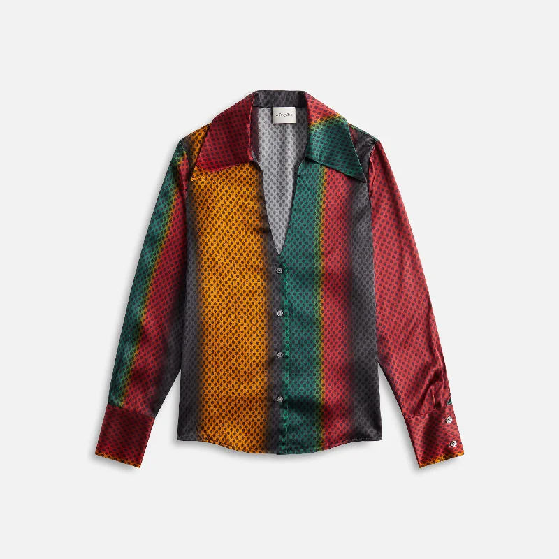 Modern Women's Outfit anOnlyChild St Elizabeth Shirt - St Hill Print