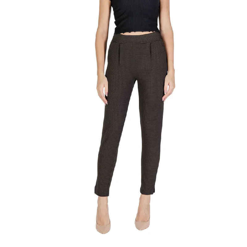 Women's Active Outfit For Fitness ICHI  Polyester Jeans & Women's Pant