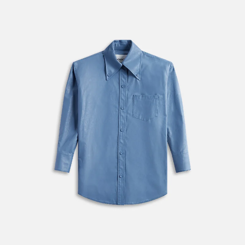 Elegant Clothing For Women anOnlyChild Annotto Shirt - Powder Blue