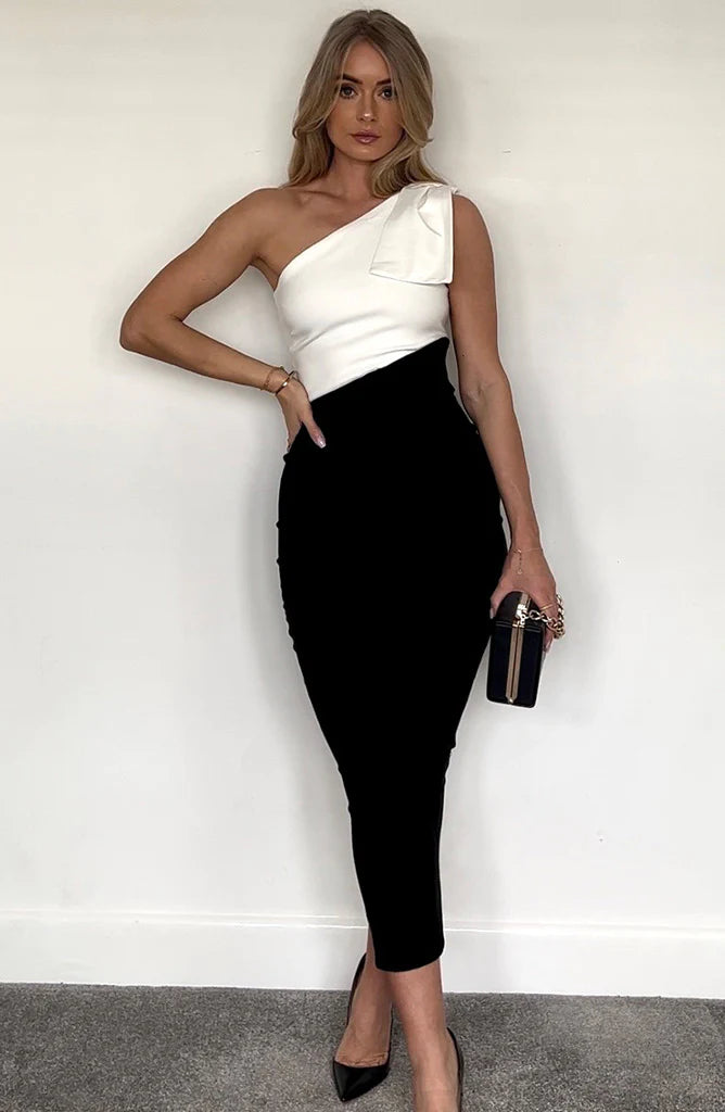 Women's Evening Apparel LIBBY MIDAXI DRESS (MONOCHROME)