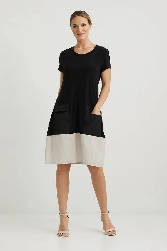 Women's Transitional Outfit Joseph Ribkoff Colour-Blocked Dress