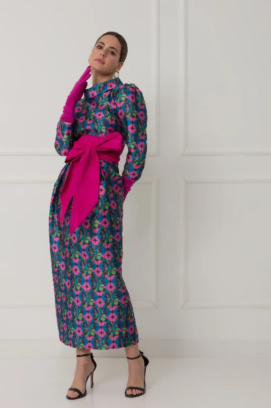 Nordic Minimalist Home Look Matilde Cano Amamascado Azul Cuell Dress