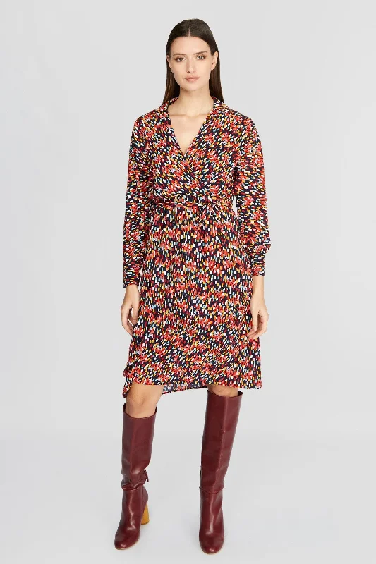 Limited-Time Markdowns On Stylish Wardrobe Essentials Minueto Multi Coloured Renata Dress Limited-Time Markdowns On Stylish Wardrobe Essentials Minueto Multi Coloured Renata Dress