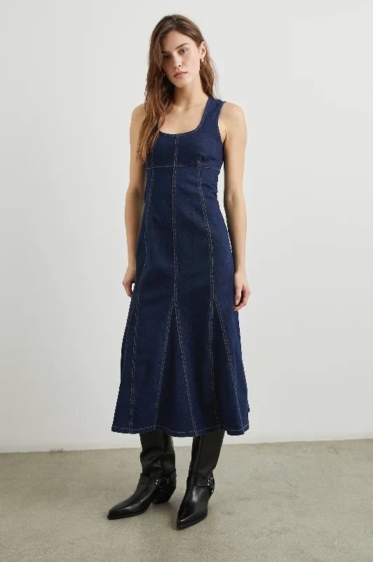 Hot Sale MINNA DRESS - RINSE INDIGO