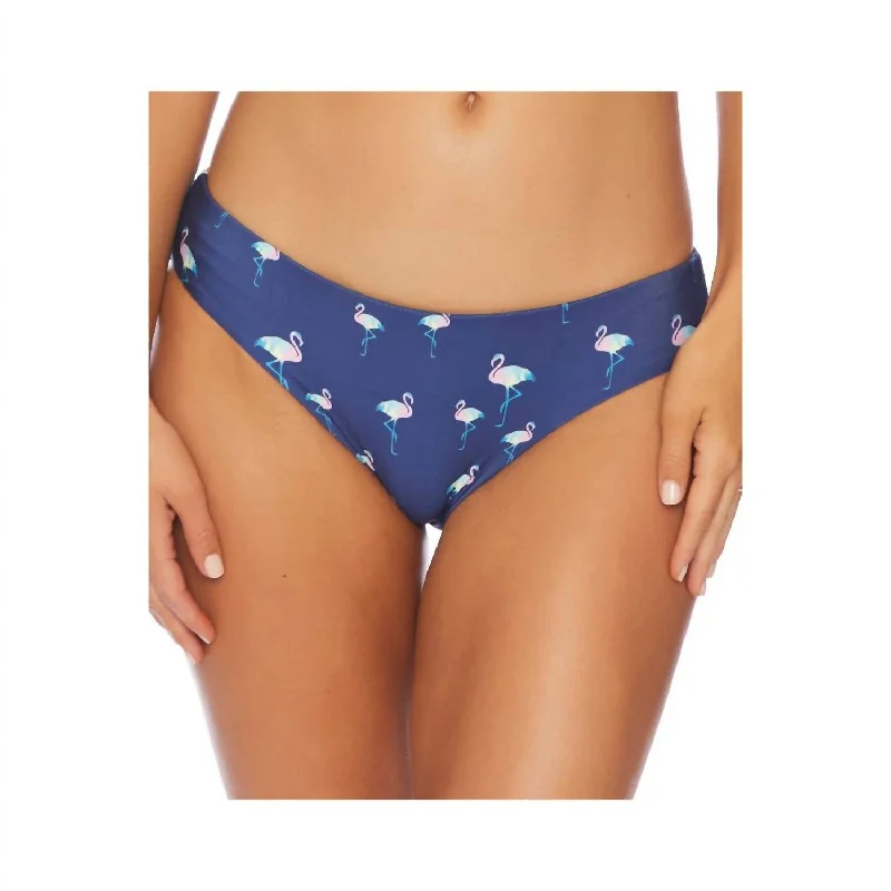 Women's Transitional Outfit Take Wing Reversible Retro Bikini Bottom In Navy