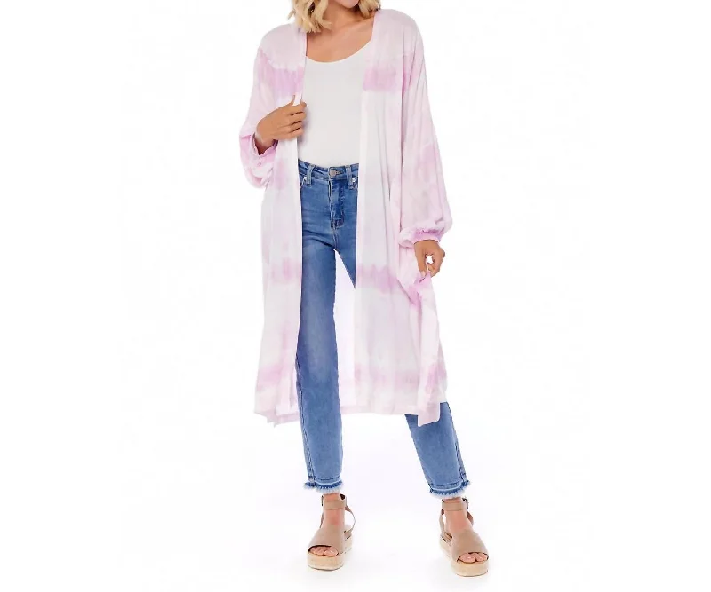 Women's Formal Clothes Tuscany Kimono Cover Up In Lilac