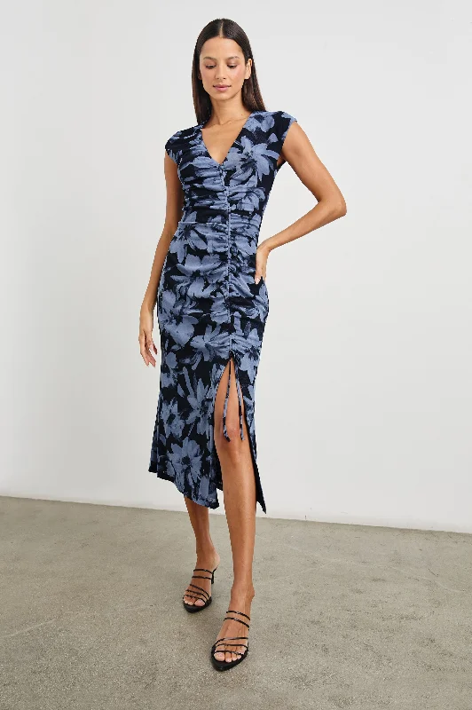Trendy Street Style Attire AUREN DRESS - MIDNIGHT LILY