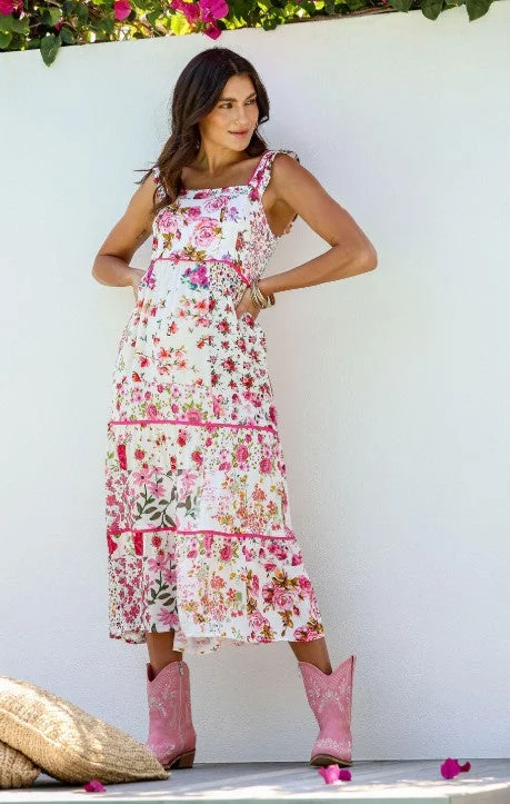 Comfort Meets Fashion Patch strap dress